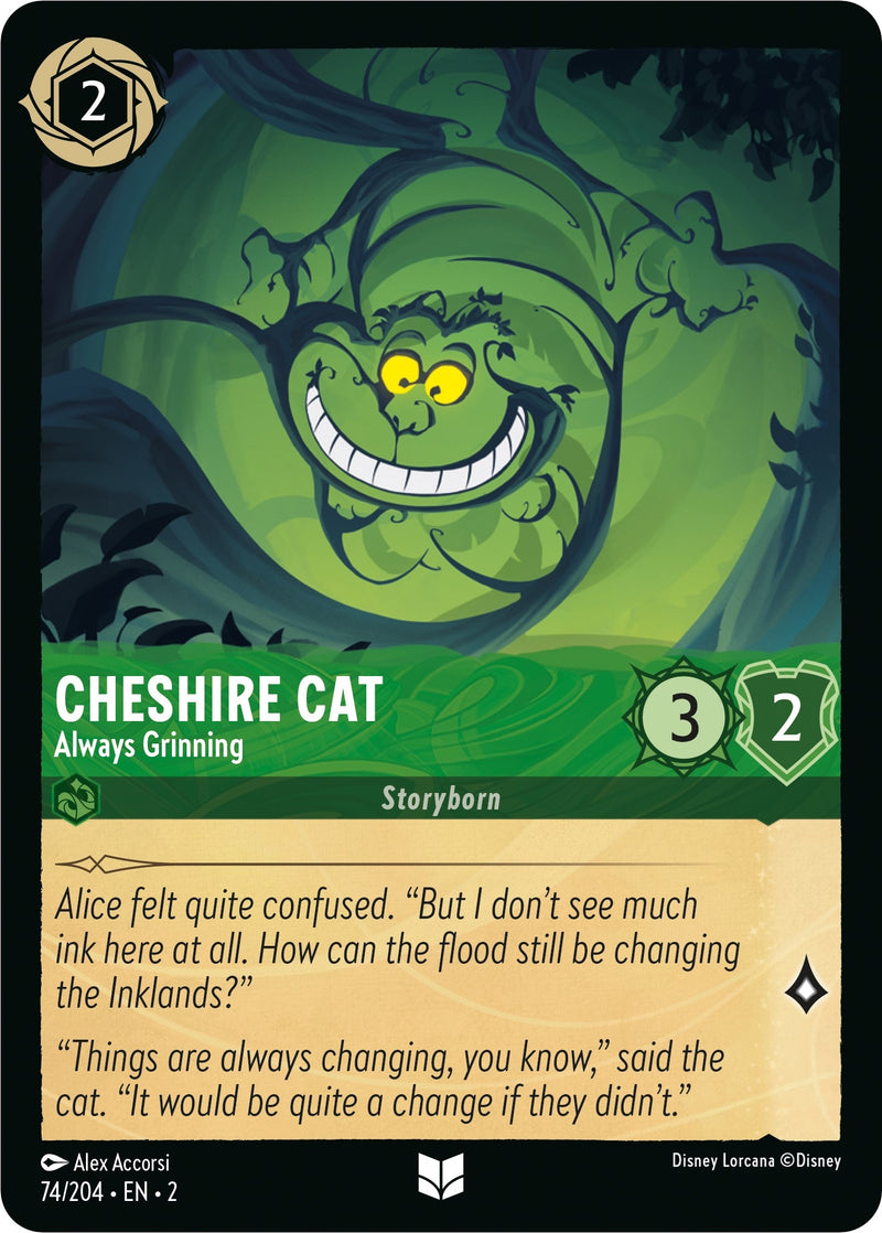 Cheshire Cat - Always Grinning (74) (2) - Disney Lorcana Single
