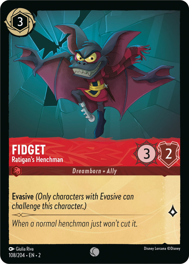 Fidget - Ratigan’s Henchman (108) (2) - Disney Lorcana Single