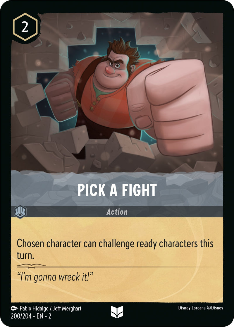 Pick a Fight (200) (2) - Disney Lorcana Single