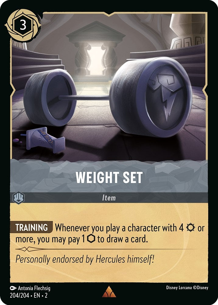 Weight Set (204) (2) - Disney Lorcana Single