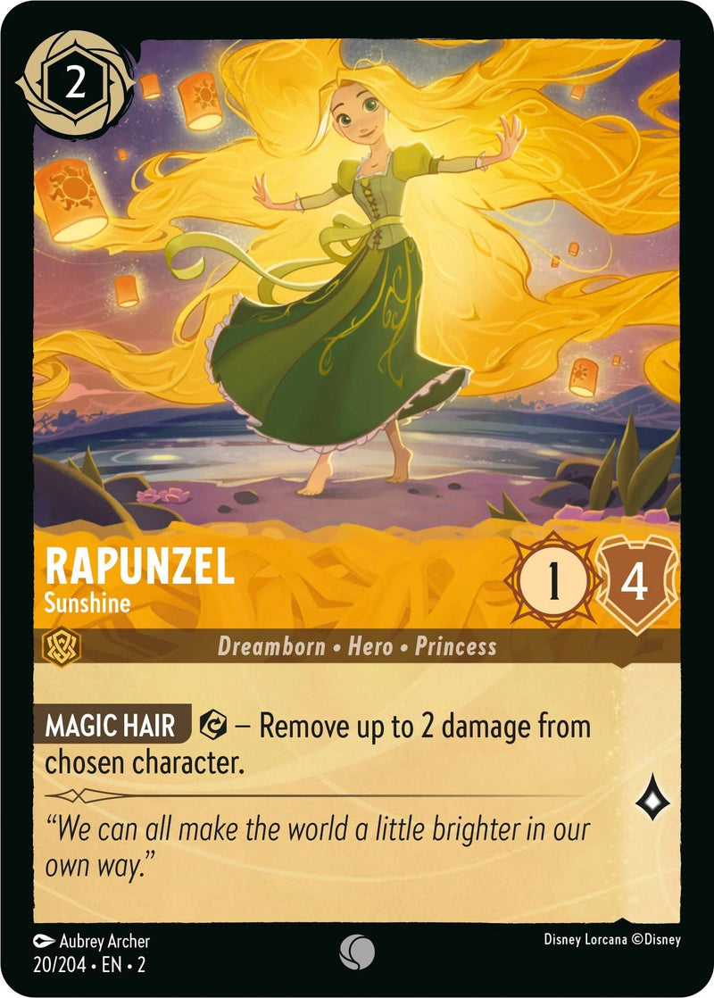 Rapunzel - Sunshine (20) (2) - Disney Lorcana Single