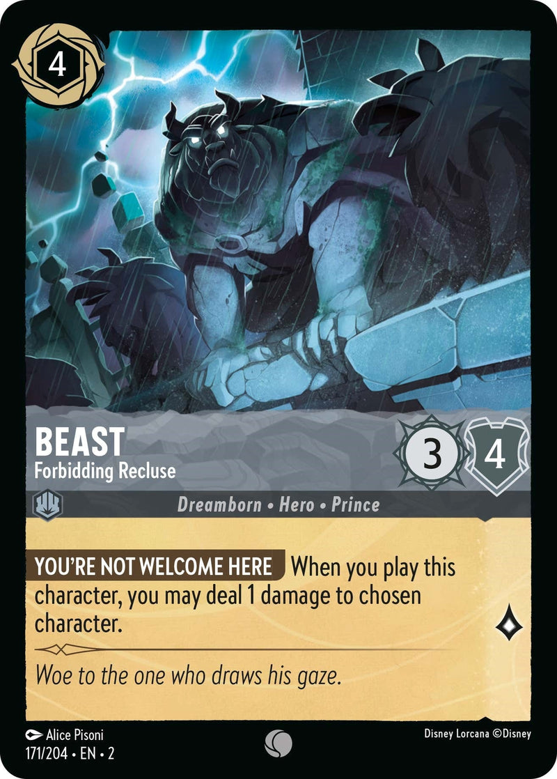 Beast - Forbidding Recluse (171) (2) - Disney Lorcana Single