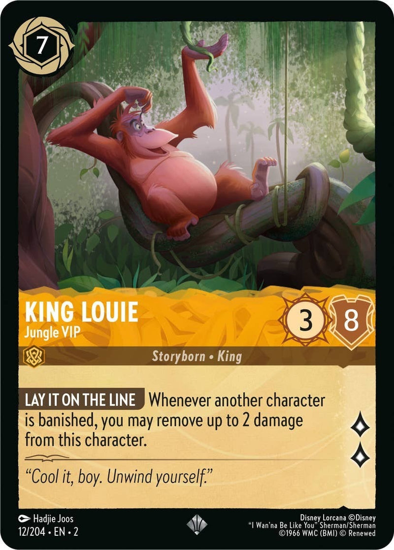 King Louie - Jungle VIP (12) (2) - Disney Lorcana Single