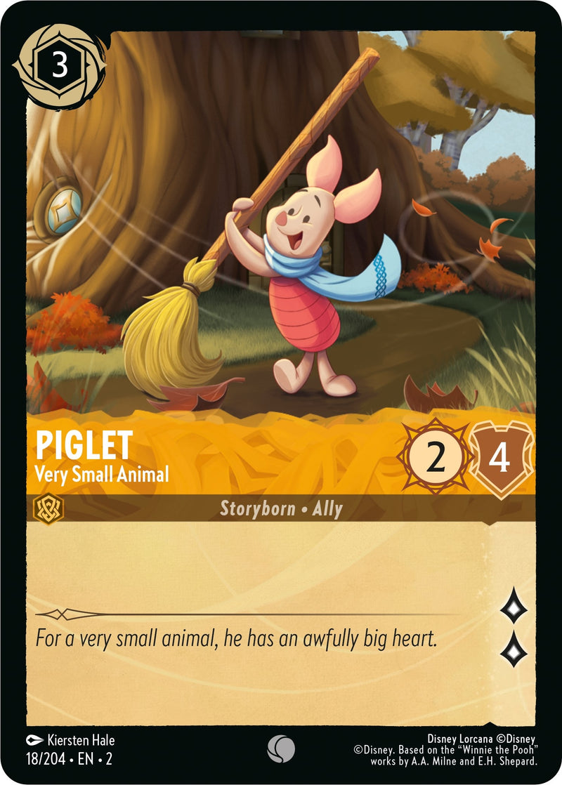 Piglet - Very Small Animal (18) (2) - Disney Lorcana Single