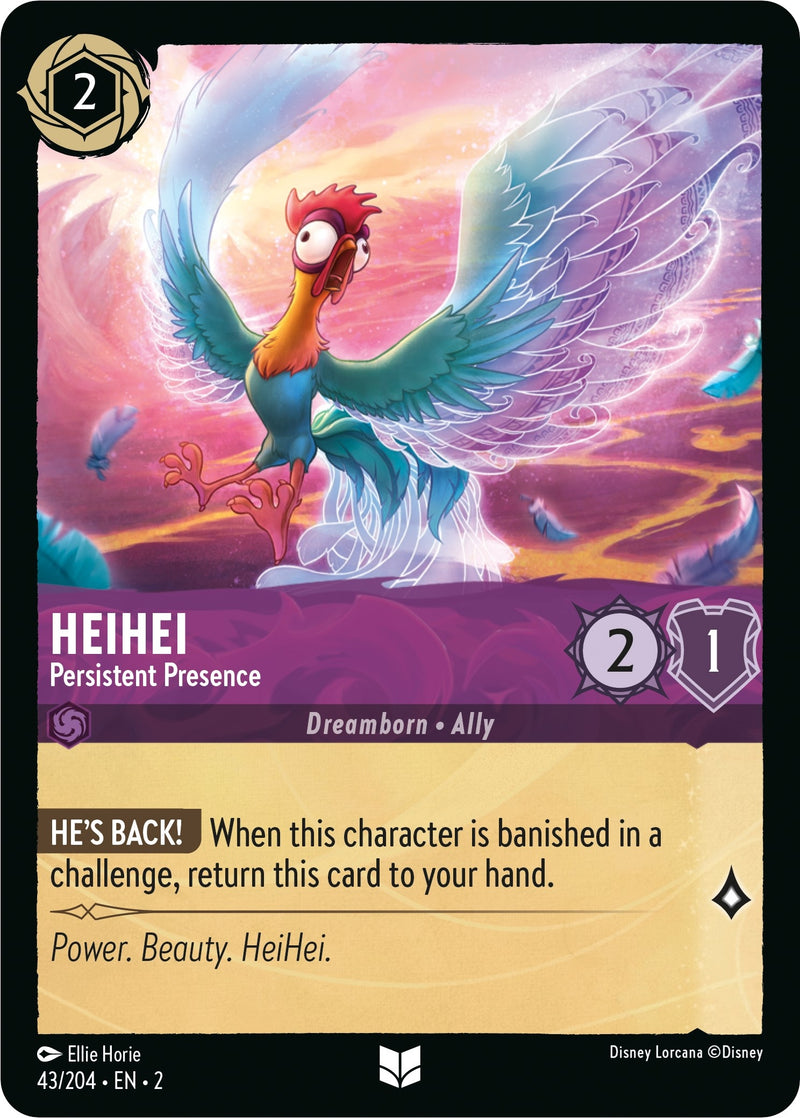 HeiHei - Persistent Presence (43) (2) - Disney Lorcana Single