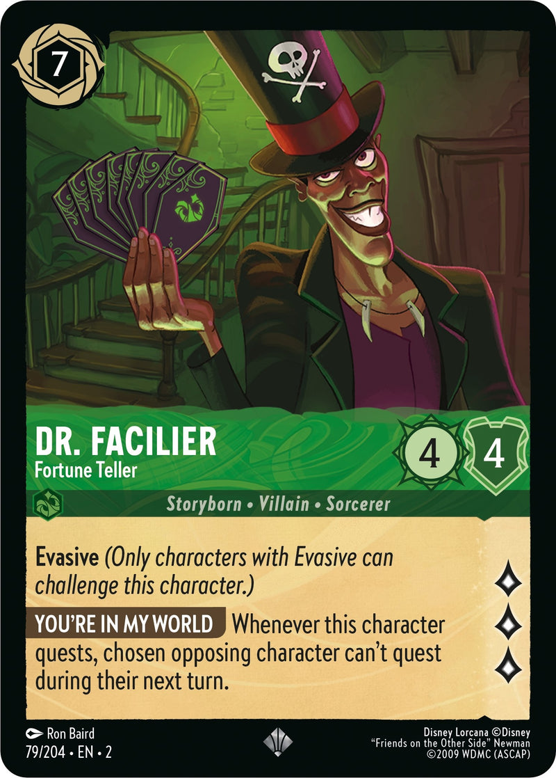 Dr. Facilier - Fortune Teller (79) (2) - Disney Lorcana Single