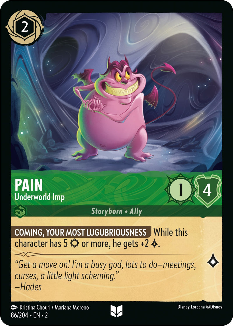 Pain - Underworld Imp (86) (2) - Disney Lorcana Single