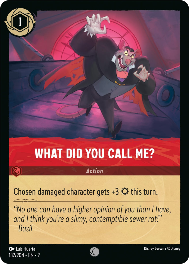 What Did You Call Me? (132) (2) - Disney Lorcana Single