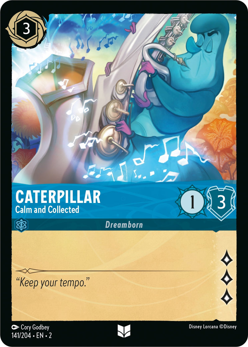 Caterpillar - Calm and Collected (141) (2) - Disney Lorcana Single