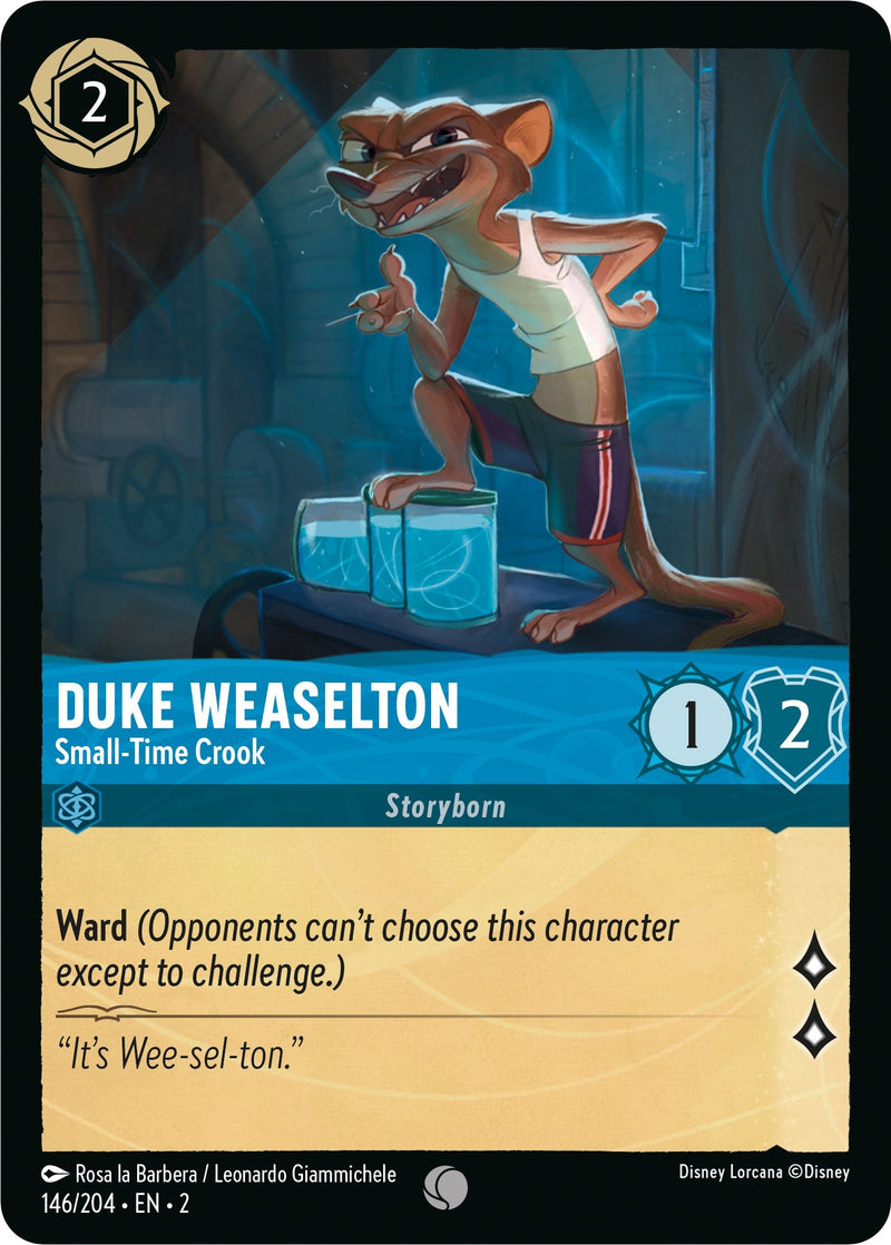 Duke Weaselton - Small-Time Crook (146) (2) - Disney Lorcana Single