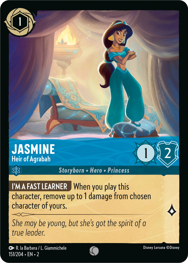 Jasmine - Heir of Agrabah (151) (2) - Disney Lorcana Single