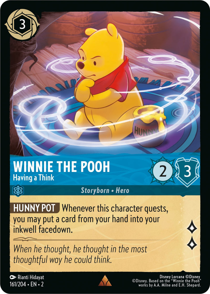 Winnie the Pooh - Having a Think (161) (2) - Disney Lorcana Single