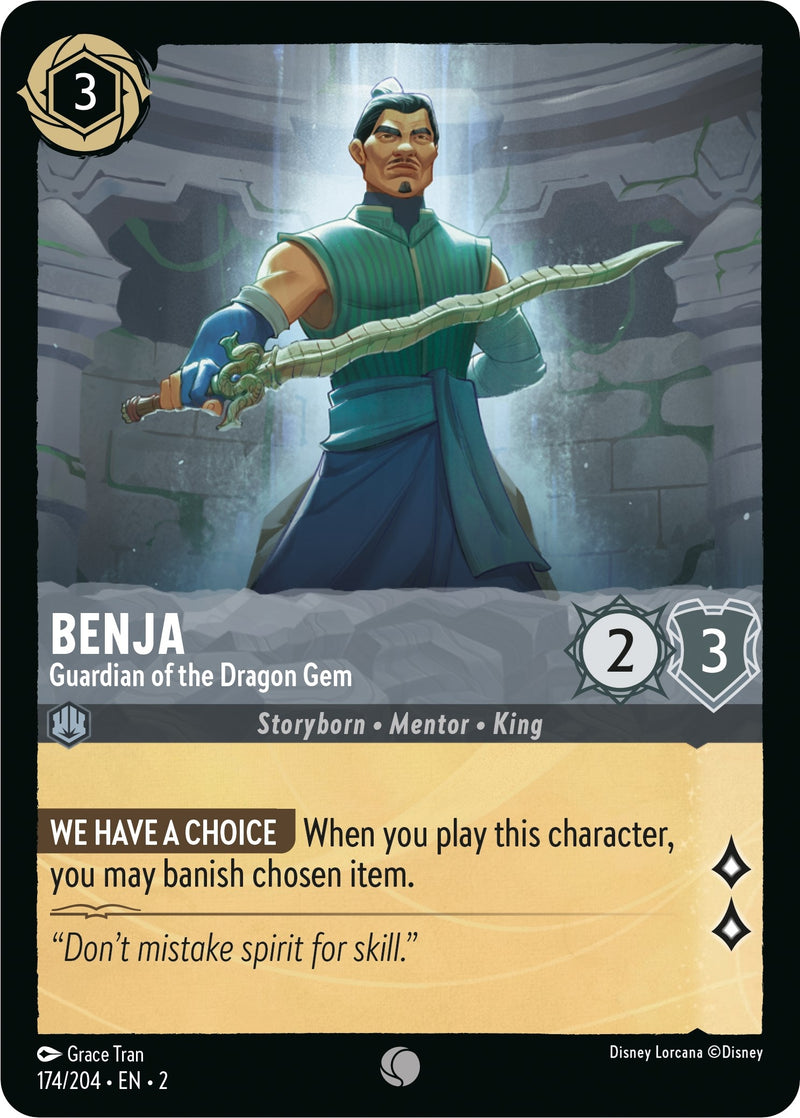 Benja - Guardian of the Dragon Gem (174) (2) - Disney Lorcana Single