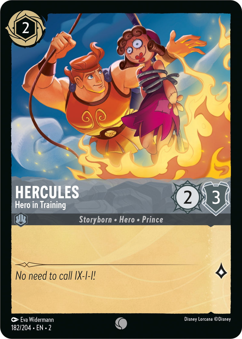 Hercules - Hero in Training (182) (2) - Disney Lorcana Single
