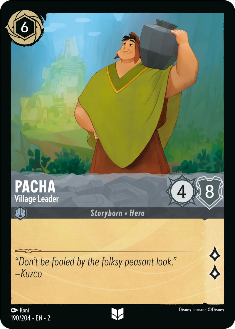 Pacha - Village Leader (190) (2) - Disney Lorcana Single