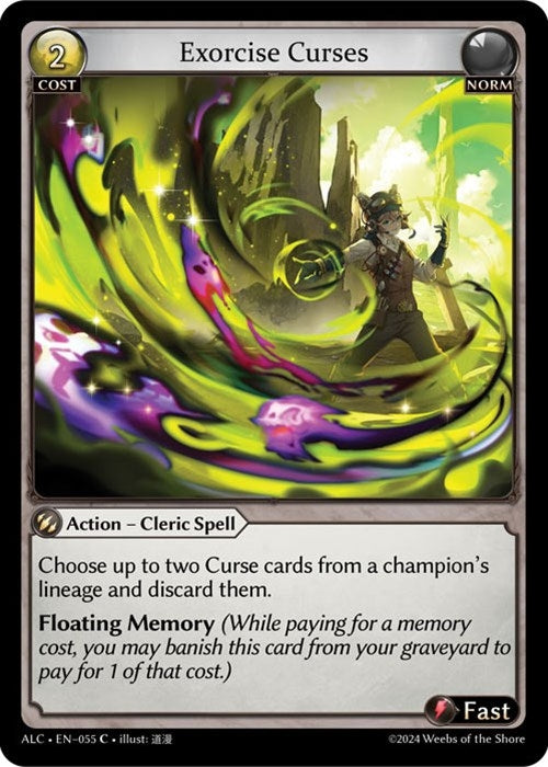 Image for Exorcise Curses (055) (Alchemical Revolution) - Grand Archive TCG