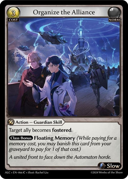 Image for Organize the Alliance (066) (Alchemical Revolution) - Grand Archive TCG