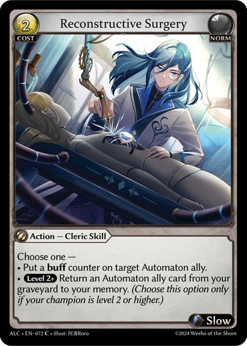 Image for Reconstructive Surgery (072) (Alchemical Revolution) - Grand Archive TCG