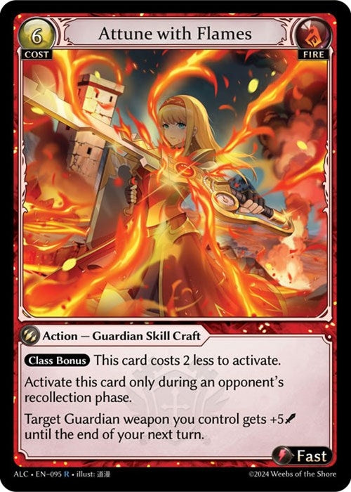 Image for Attune with Flames (095) (Alchemical Revolution) - Grand Archive TCG