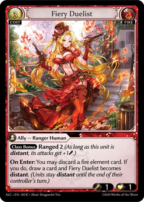 Image for Fiery Duelist (103) (Alchemical Revolution) - Grand Archive TCG