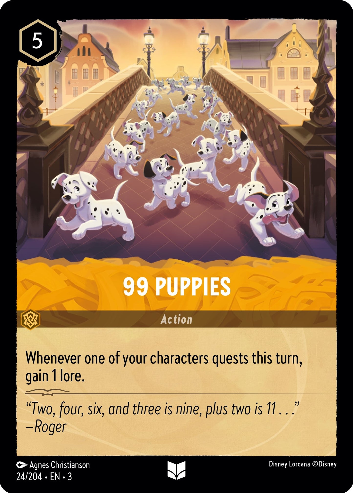 99 Puppies (24) (3) - Disney Lorcana Single