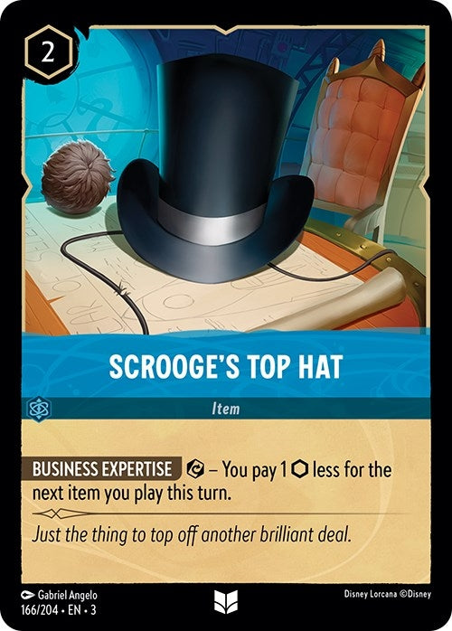 Scrooge’s Top Hat (166) (3) - Disney Lorcana Single