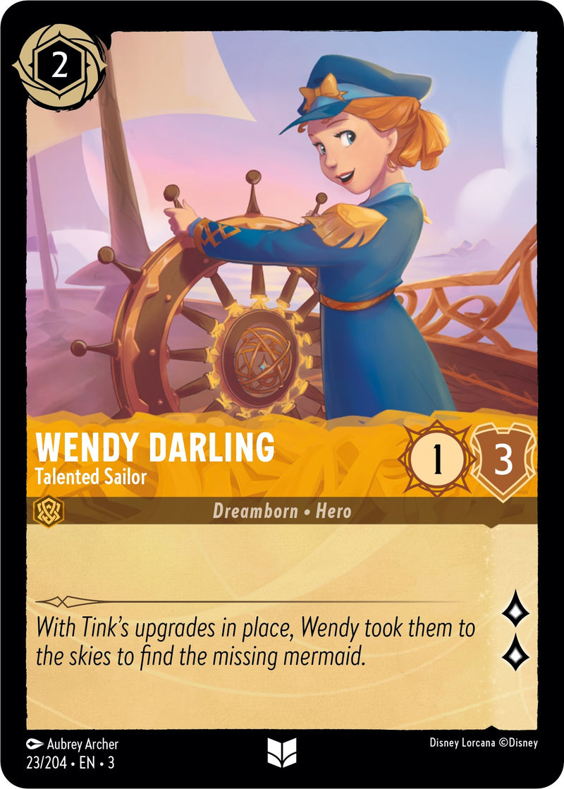 Wendy Darling - Talented Sailor (23) (3) - Disney Lorcana Single