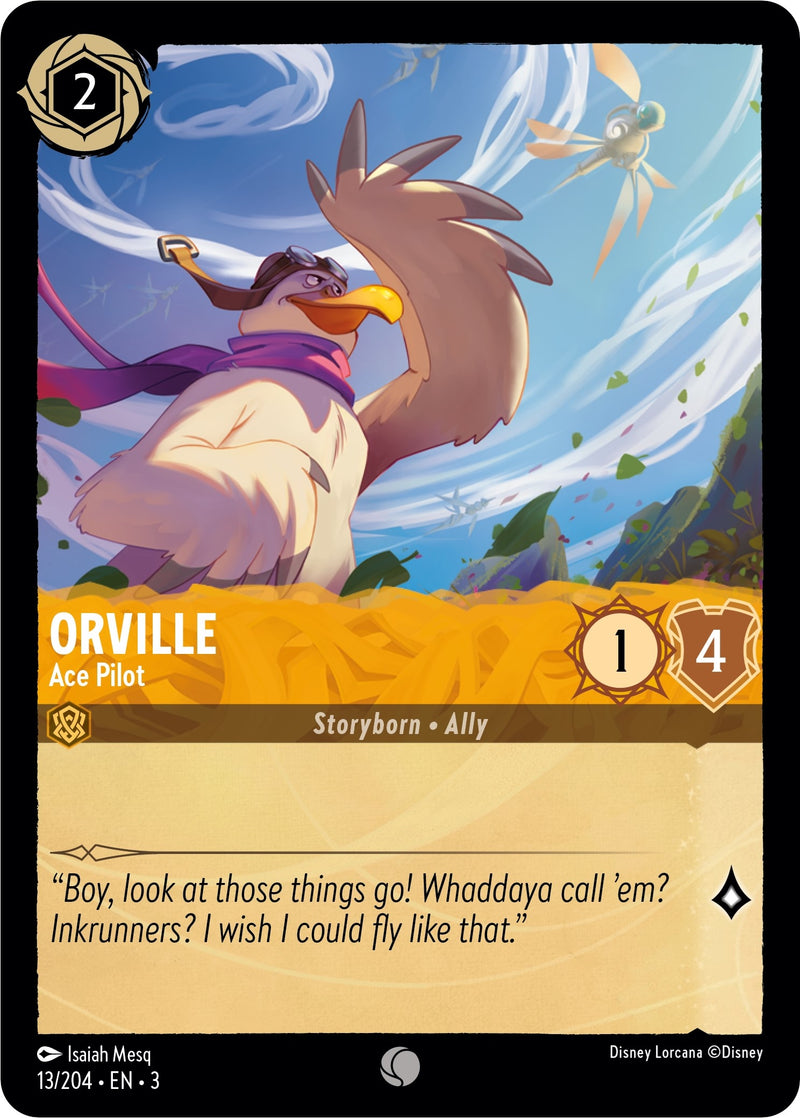 Orville - Ace Pilot (13) (3) - Disney Lorcana Single
