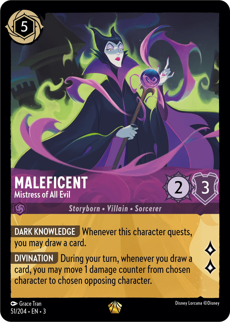 Maleficent - Mistress of All Evil (51) (3) - Disney Lorcana Single