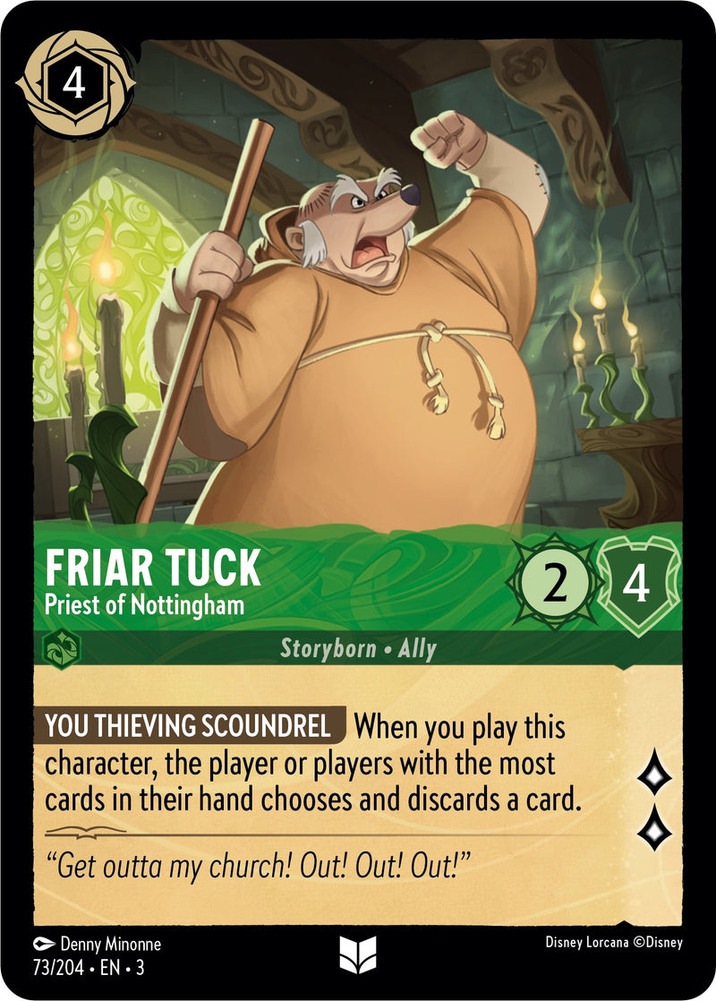 Friar Tuck - Priest of Nottingham (73) (3) - Disney Lorcana Single