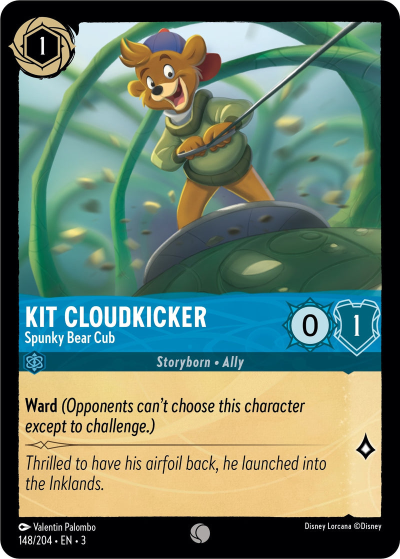 Kit Cloudkicker - Spunky Bear Cub (148) (3) - Disney Lorcana Single