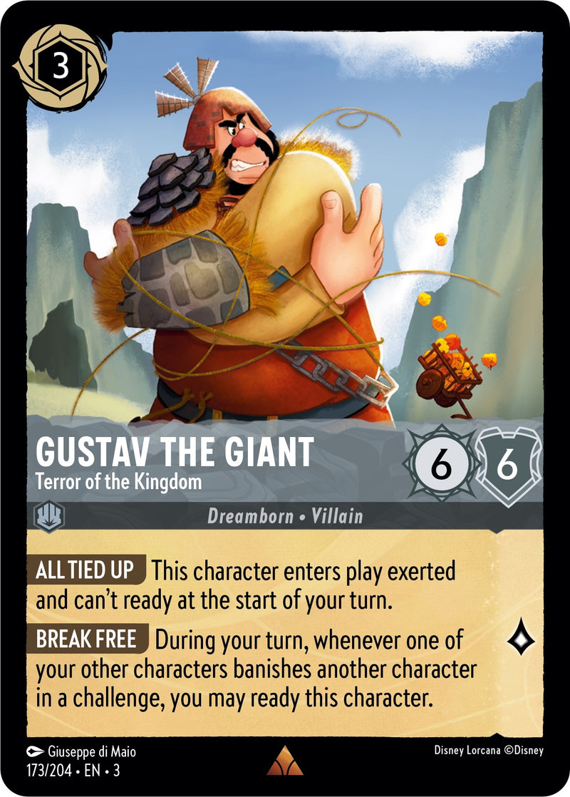Gustav the Giant - Terror of the Kingdom (173) (3) - Disney Lorcana Single