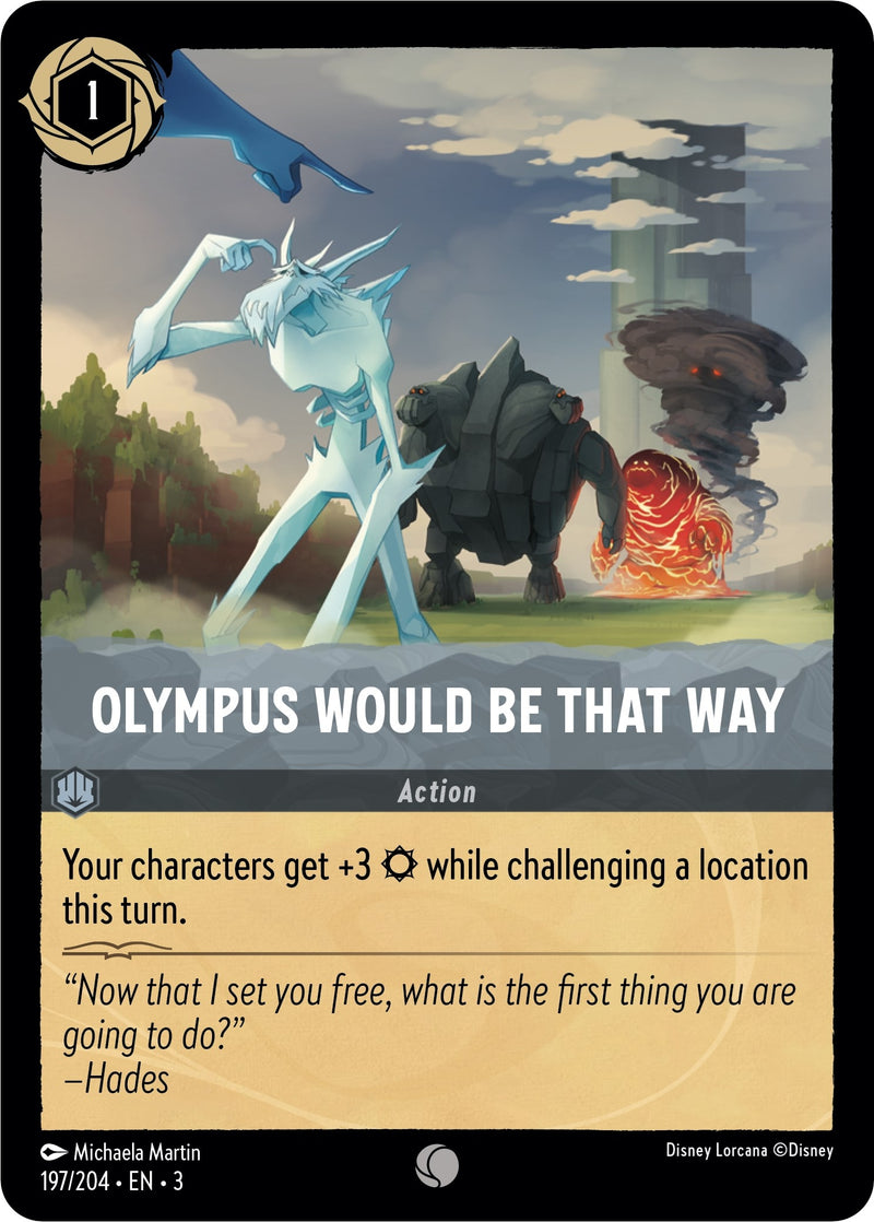 Olympus Would Be That Way (197) (3) - Disney Lorcana Single