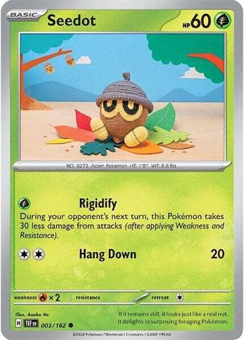 Seedot (003/162) (TEF) - Pokemon Single