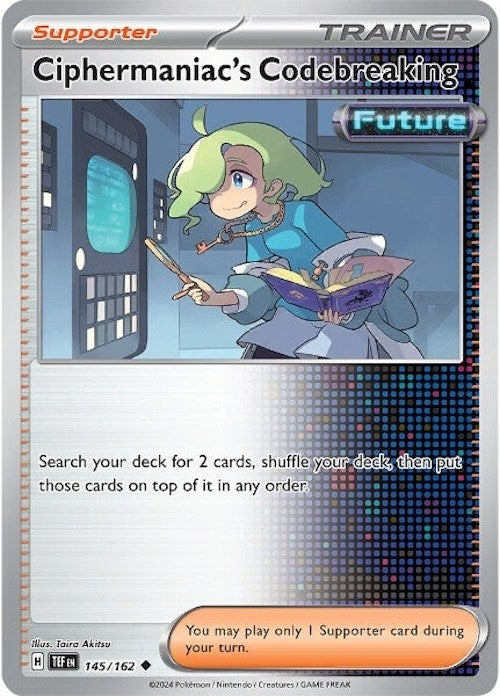 Ciphermaniac’s Codebreaking - 145/162 (145/162) (TEF) - Pokemon Single