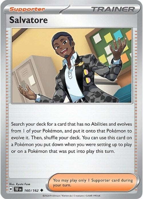 Salvatore - 160/162 (160/162) (TEF) - Pokemon Single