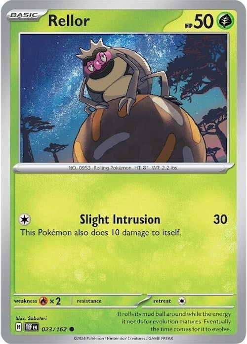 Rellor (023/162) (TEF) - Pokemon Single