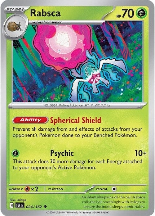 Rabsca (024/162) (TEF) - Pokemon Single