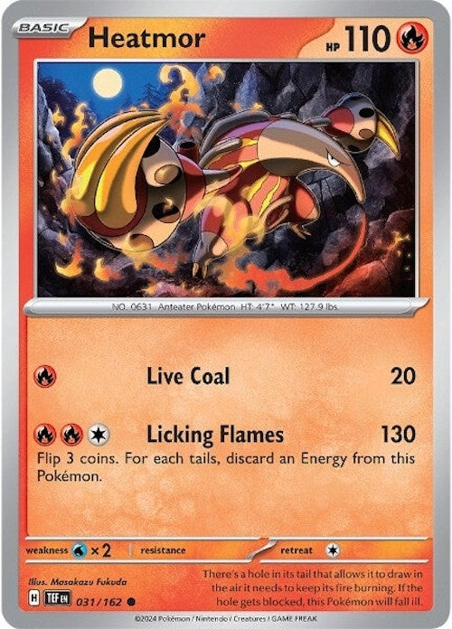 Heatmor (031/162) (TEF) - Pokemon Single
