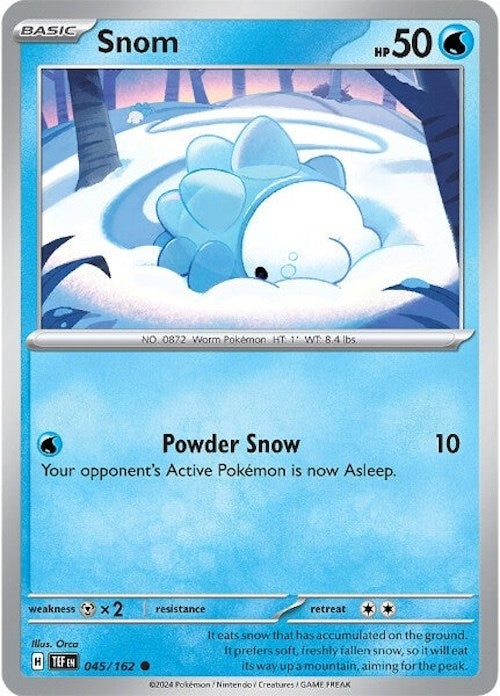 Snom - 045/162 (045/162) (TEF) - Pokemon Single