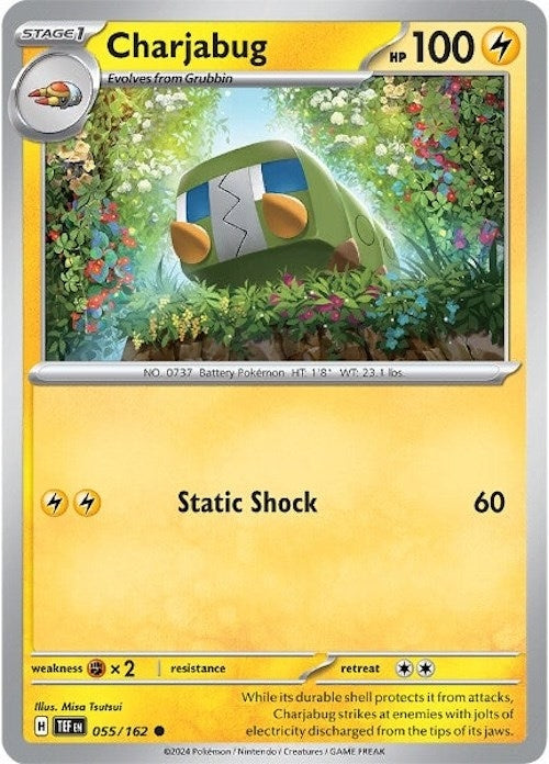 Charjabug - 055/162 (055/162) (TEF) - Pokemon Single