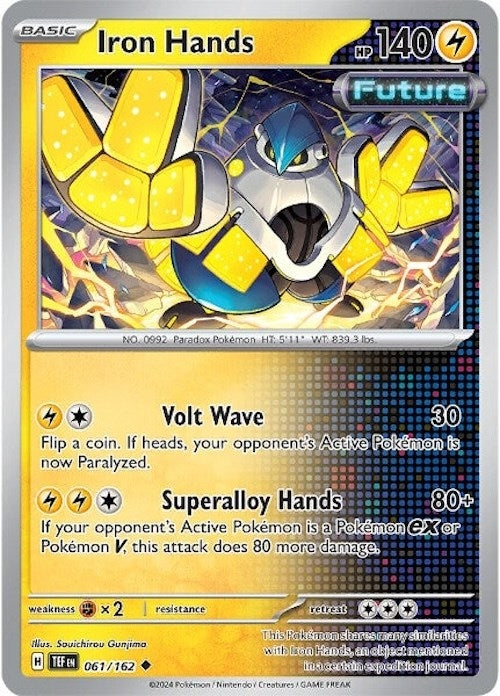 Iron Hands (061/162) (TEF) - Pokemon Single