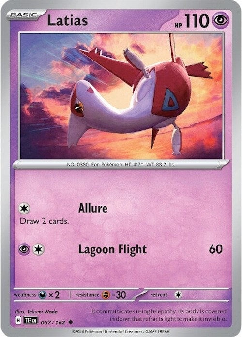 Latias (067/162) (TEF) - Pokemon Single