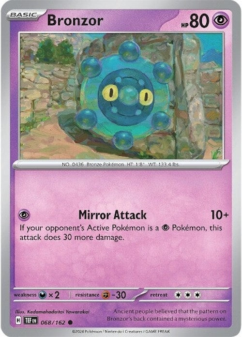 Bronzor - 068/162 (068/162) (TEF) - Pokemon Single