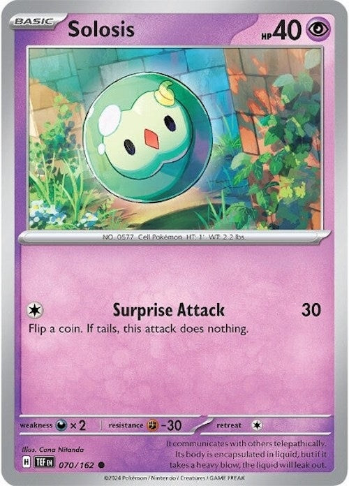 Solosis (070/162) (TEF) - Pokemon Single