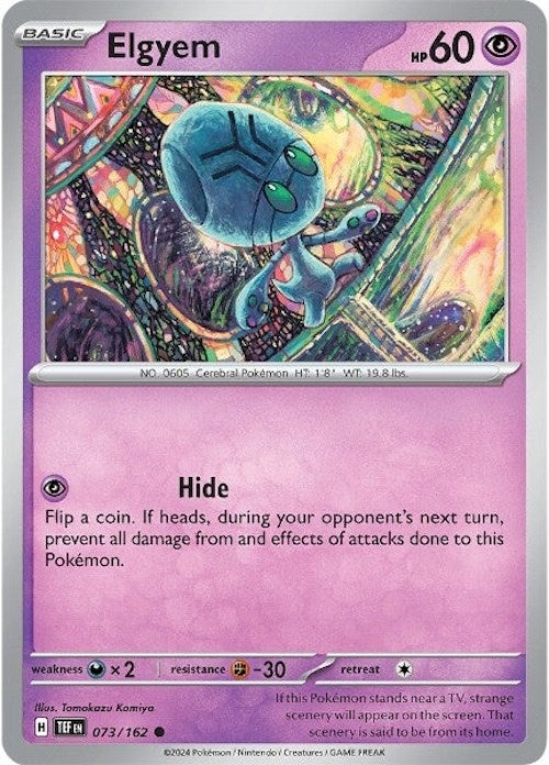 Elgyem (073/162) (TEF) - Pokemon Single