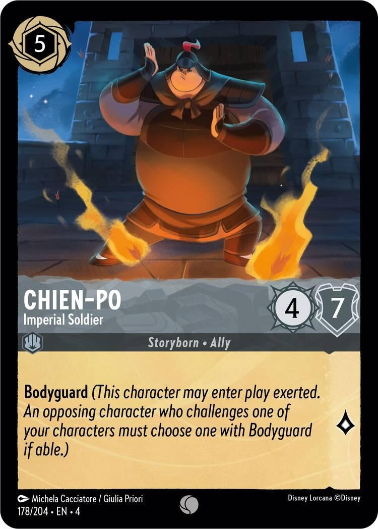 Chien-Po - Imperial Soldier (178) (4) - Disney Lorcana Single