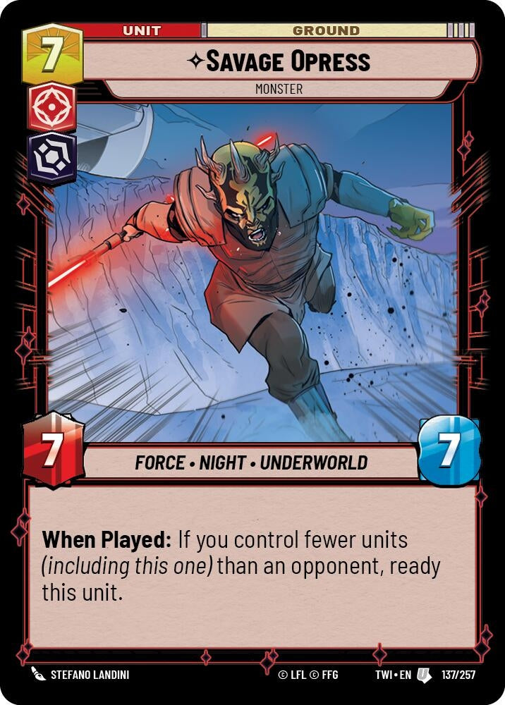 Savage Opress - Monster (137/257) (TWI)