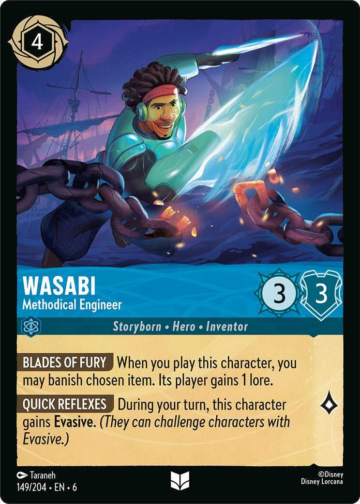 Wasabi - Methodical Engineer (149) (6) - Disney Lorcana Single