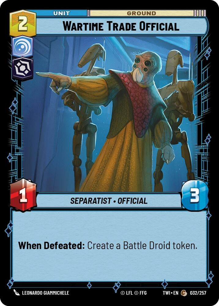 Wartime Trade Official (032/257) (Twilight of the Republic)